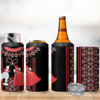 Traditional Spring Martisor Day 4 in 1 Can Cooler Tumbler Romanian Embroidery Patterns