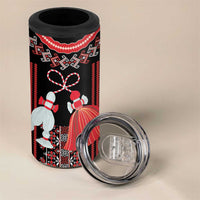 Traditional Spring Martisor Day 4 in 1 Can Cooler Tumbler Romanian Embroidery Patterns