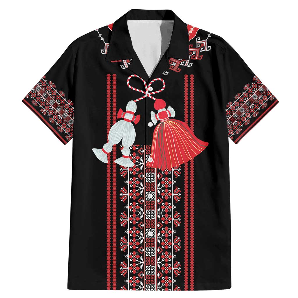 Traditional Spring Martisor Day Family Matching Mermaid Dress and Hawaiian Shirt Romanian Embroidery Patterns