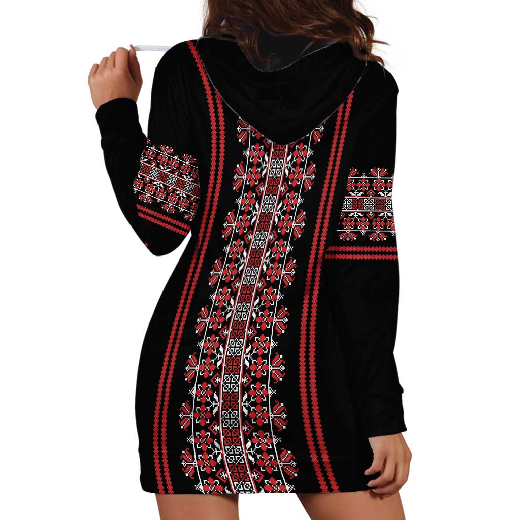 Traditional Spring Martisor Day Hoodie Dress Romanian Embroidery Patterns