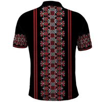 Traditional Spring Martisor Day Polo Shirt Romanian Embroidery Patterns