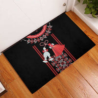 Traditional Spring Martisor Day Rubber Doormat Romanian Embroidery Patterns