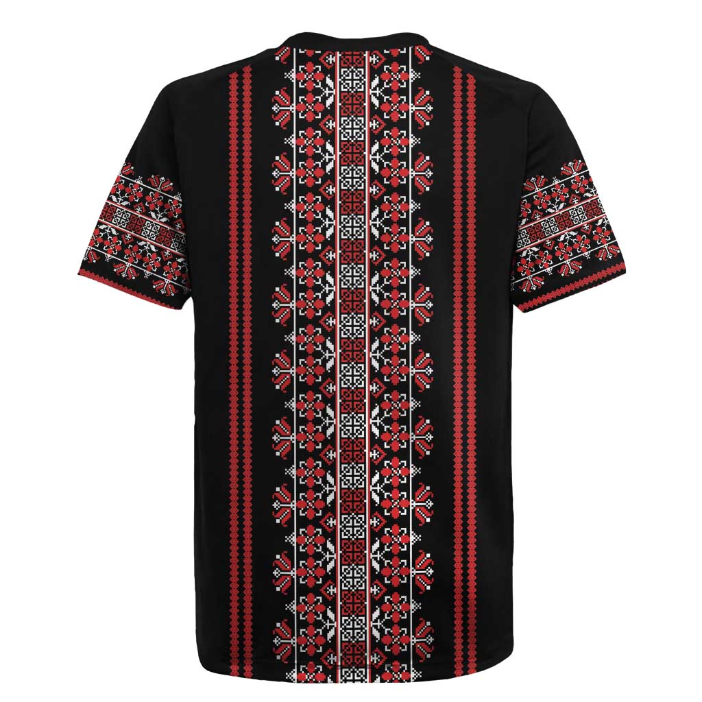 Traditional Spring Martisor Day Rugby Jersey Romanian Embroidery Patterns