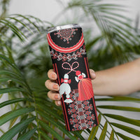 Traditional Spring Martisor Day Skinny Tumbler Romanian Embroidery Patterns