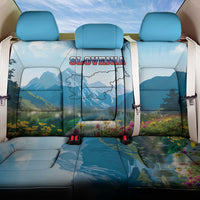 Slovenia Back Car Seat Cover Mount Triglav With Map