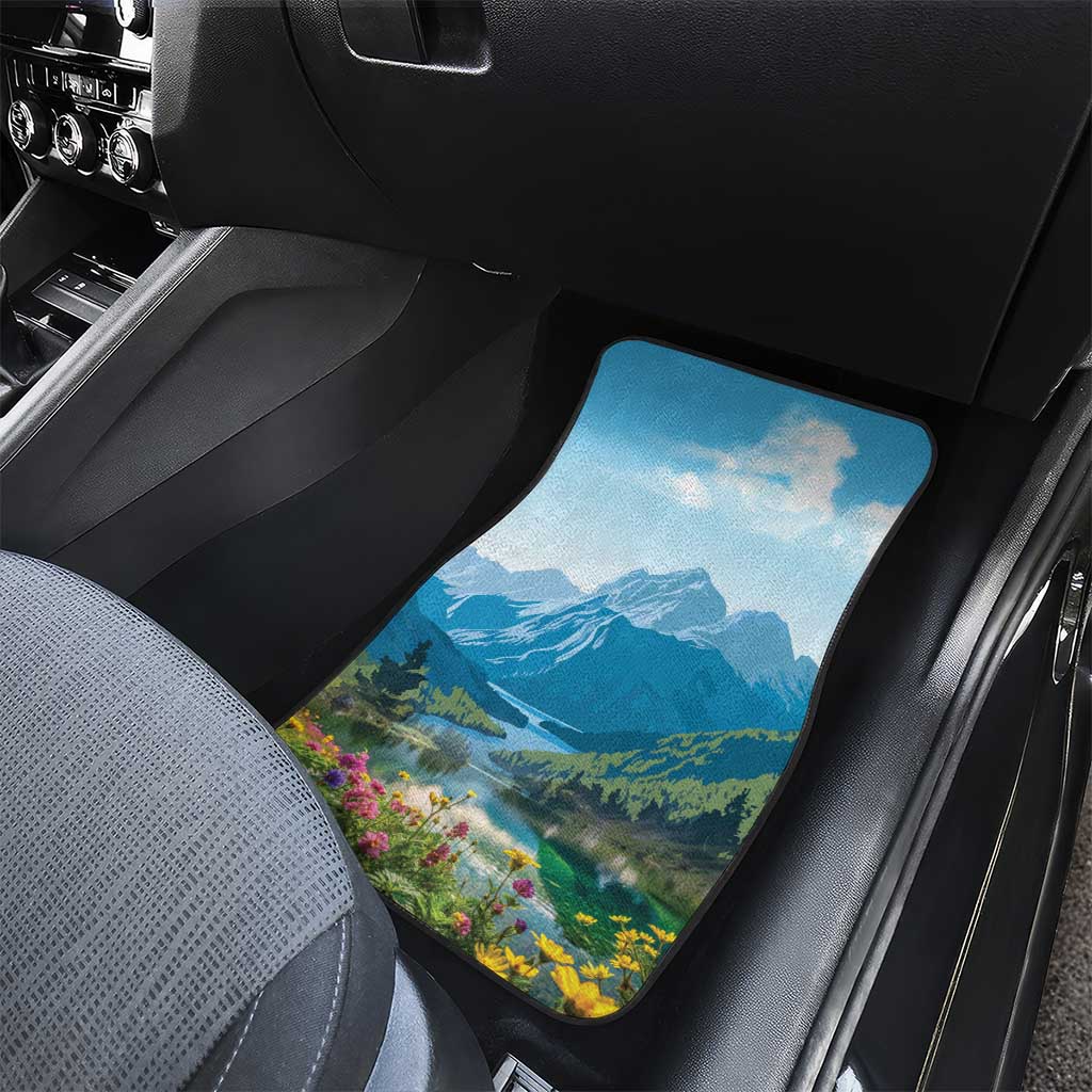 Slovenia Car Mats Mount Triglav With Map