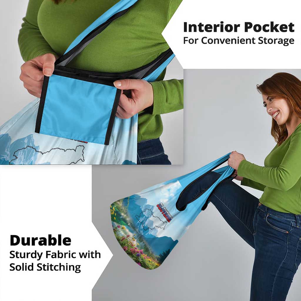 Slovenia Grocery Bag Mount Triglav With Map