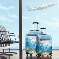 Slovenia Luggage Cover Mount Triglav With Map