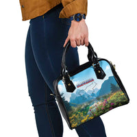 Slovenia Shoulder Handbag Mount Triglav With Map