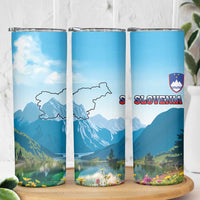 Slovenia Skinny Tumbler Mount Triglav With Map