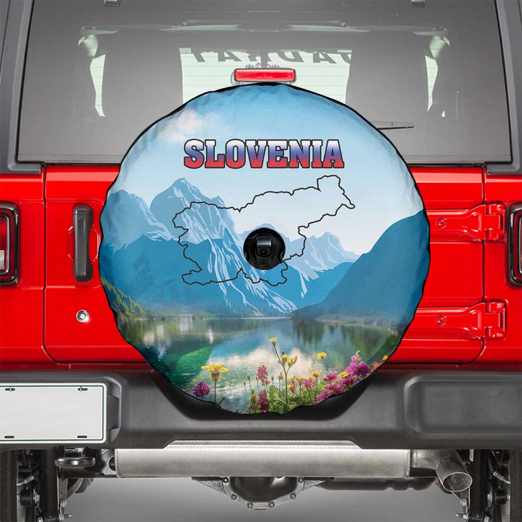 Slovenia Spare Tire Cover Mount Triglav With Map