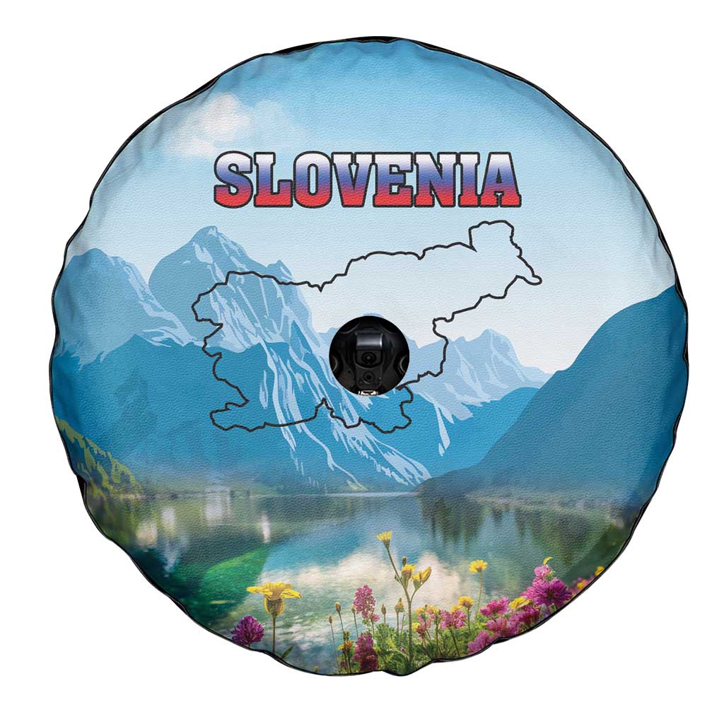 Slovenia Spare Tire Cover Mount Triglav With Map