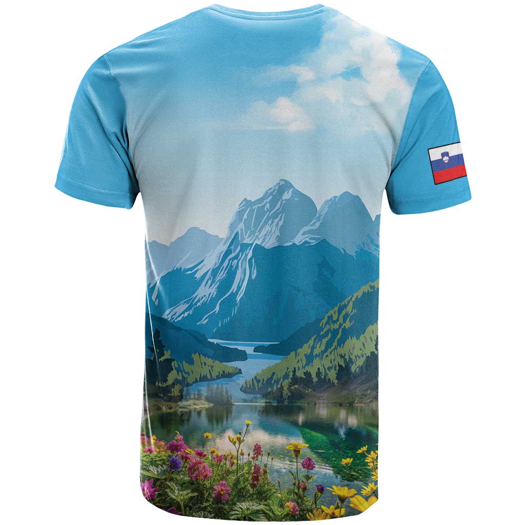 Slovenia T Shirt Mount Triglav With Map