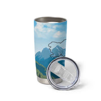 Slovenia Tumbler Cup Mount Triglav With Map