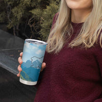 Slovenia Tumbler Cup Mount Triglav With Map