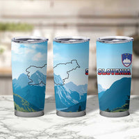 Slovenia Tumbler Cup Mount Triglav With Map