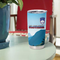 Slovenia Tumbler Cup Mount Triglav With Map