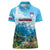 Slovenia Women Polo Shirt Mount Triglav With Map