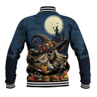 Happy Walpurgis Night Baseball Jacket Skull Witch Spooky Style