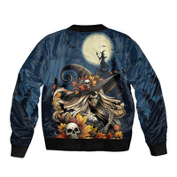 Happy Walpurgis Night Bomber Jacket Skull Witch Spooky Style
