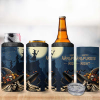Happy Walpurgis Night 4 in 1 Can Cooler Tumbler Skull Witch Spooky Style