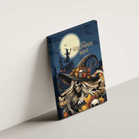 Happy Walpurgis Night Canvas Wall Art Skull Witch Spooky Style