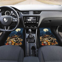 Happy Walpurgis Night Car Mats Skull Witch Spooky Style