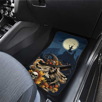Happy Walpurgis Night Car Mats Skull Witch Spooky Style