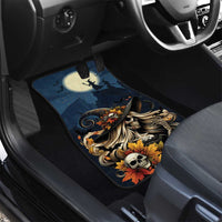 Happy Walpurgis Night Car Mats Skull Witch Spooky Style