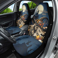 Happy Walpurgis Night Car Seat Cover Skull Witch Spooky Style