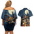 Happy Walpurgis Night Couples Matching Off Shoulder Short Dress and Hawaiian Shirt Skull Witch Spooky Style