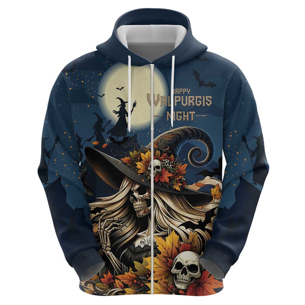 Happy Walpurgis Night Hoodie Skull Witch Spooky Style