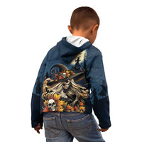 Happy Walpurgis Night Kid Hoodie Skull Witch Spooky Style