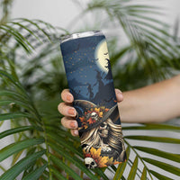 Happy Walpurgis Night Skinny Tumbler Skull Witch Spooky Style