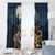 Happy Walpurgis Night Window Curtain Skull Witch Spooky Style