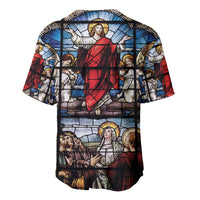 Happy Ascension Day Baseball Jersey Ascension Of Jesus Christ Stained Glass Windows
