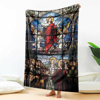 Happy Ascension Day Blanket Ascension Of Jesus Christ Stained Glass Windows