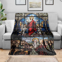 Happy Ascension Day Blanket Ascension Of Jesus Christ Stained Glass Windows