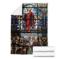 Happy Ascension Day Blanket Ascension Of Jesus Christ Stained Glass Windows