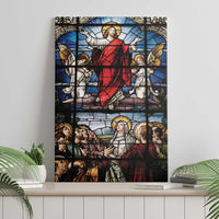Happy Ascension Day Canvas Wall Art Ascension Of Jesus Christ Stained Glass Windows