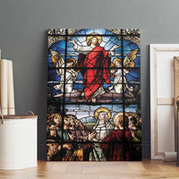 Happy Ascension Day Canvas Wall Art Ascension Of Jesus Christ Stained Glass Windows