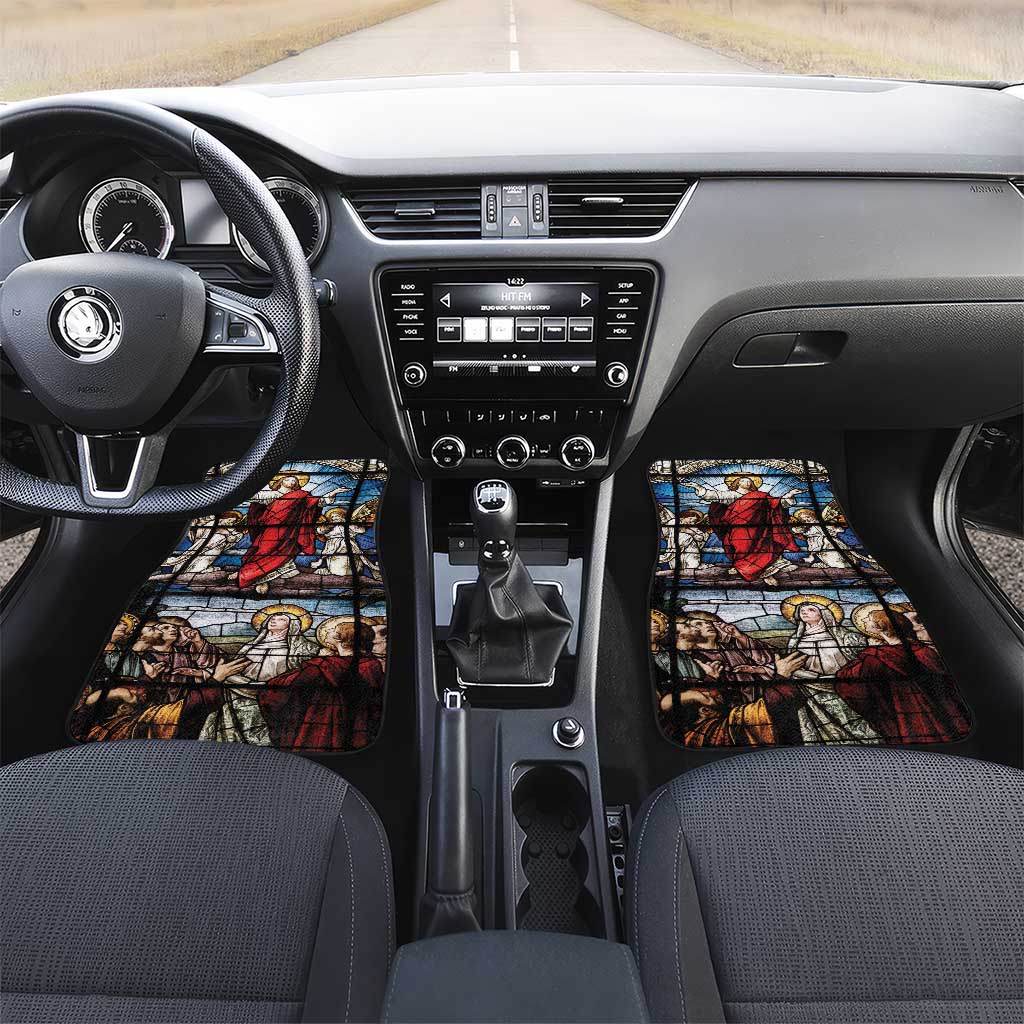 Happy Ascension Day Car Mats Ascension Of Jesus Christ Stained Glass Windows