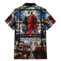 Happy Ascension Day Family Matching Mermaid Dress and Hawaiian Shirt Ascension Of Jesus Christ Stained Glass Windows