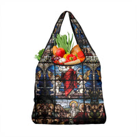 Happy Ascension Day Grocery Bag Ascension Of Jesus Christ Stained Glass Windows