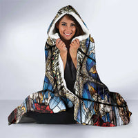 Happy Ascension Day Hooded Blanket Ascension Of Jesus Christ Stained Glass Windows