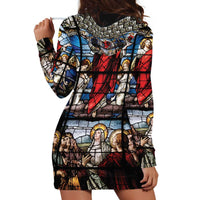 Happy Ascension Day Hoodie Dress Ascension Of Jesus Christ Stained Glass Windows