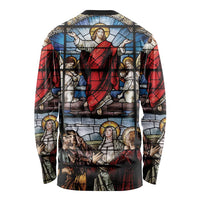 Happy Ascension Day Long Sleeve Shirt Ascension Of Jesus Christ Stained Glass Windows