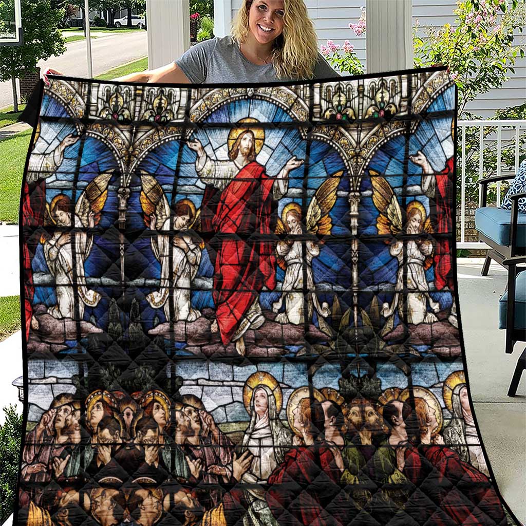 Happy Ascension Day Quilt Ascension Of Jesus Christ Stained Glass Windows