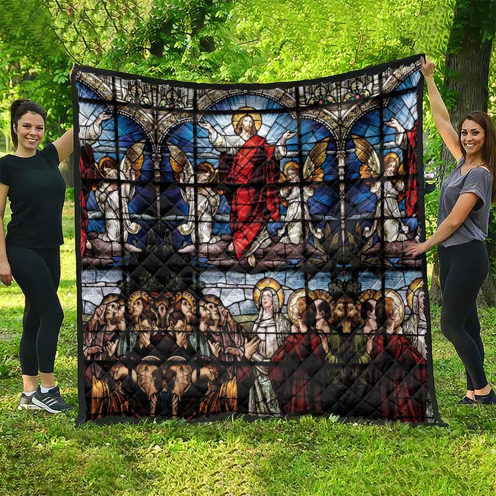 Happy Ascension Day Quilt Ascension Of Jesus Christ Stained Glass Windows
