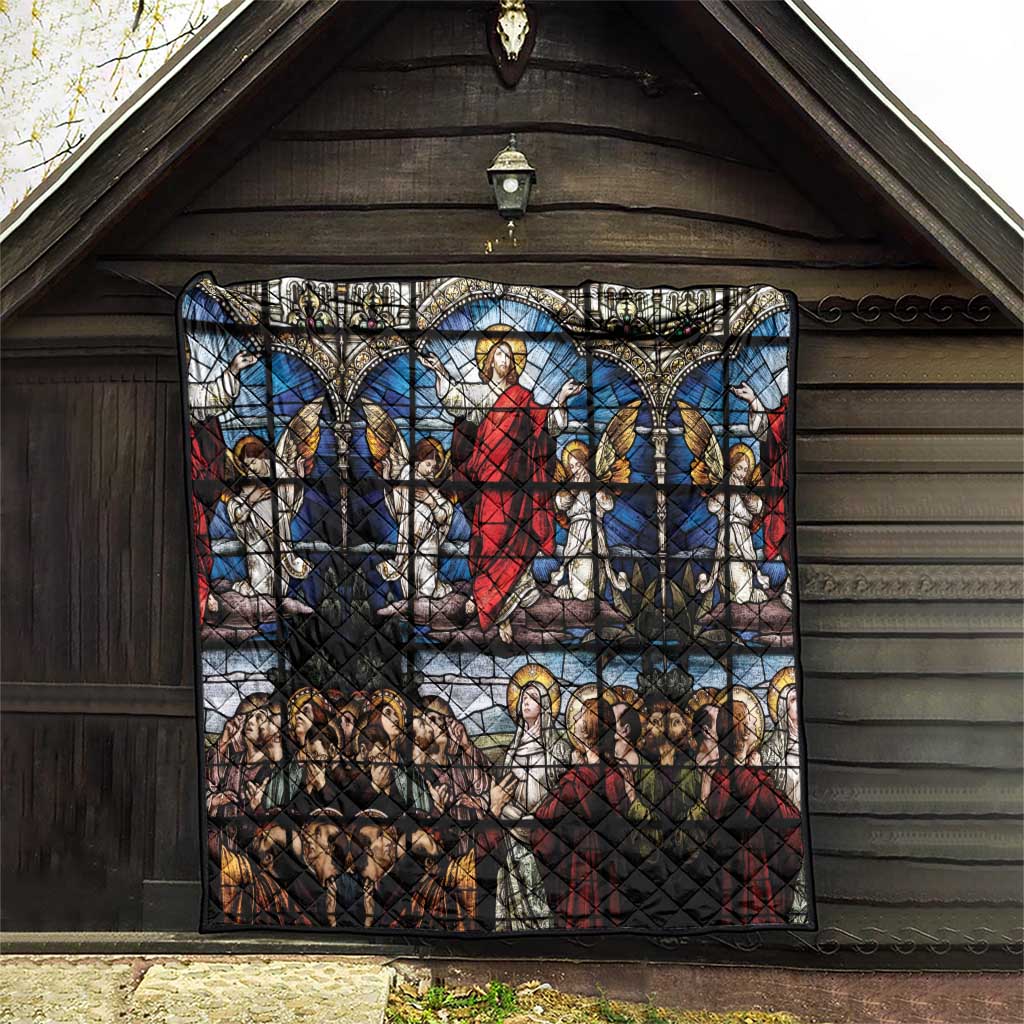 Happy Ascension Day Quilt Ascension Of Jesus Christ Stained Glass Windows